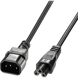 Power cable IEC C14 to IEC...