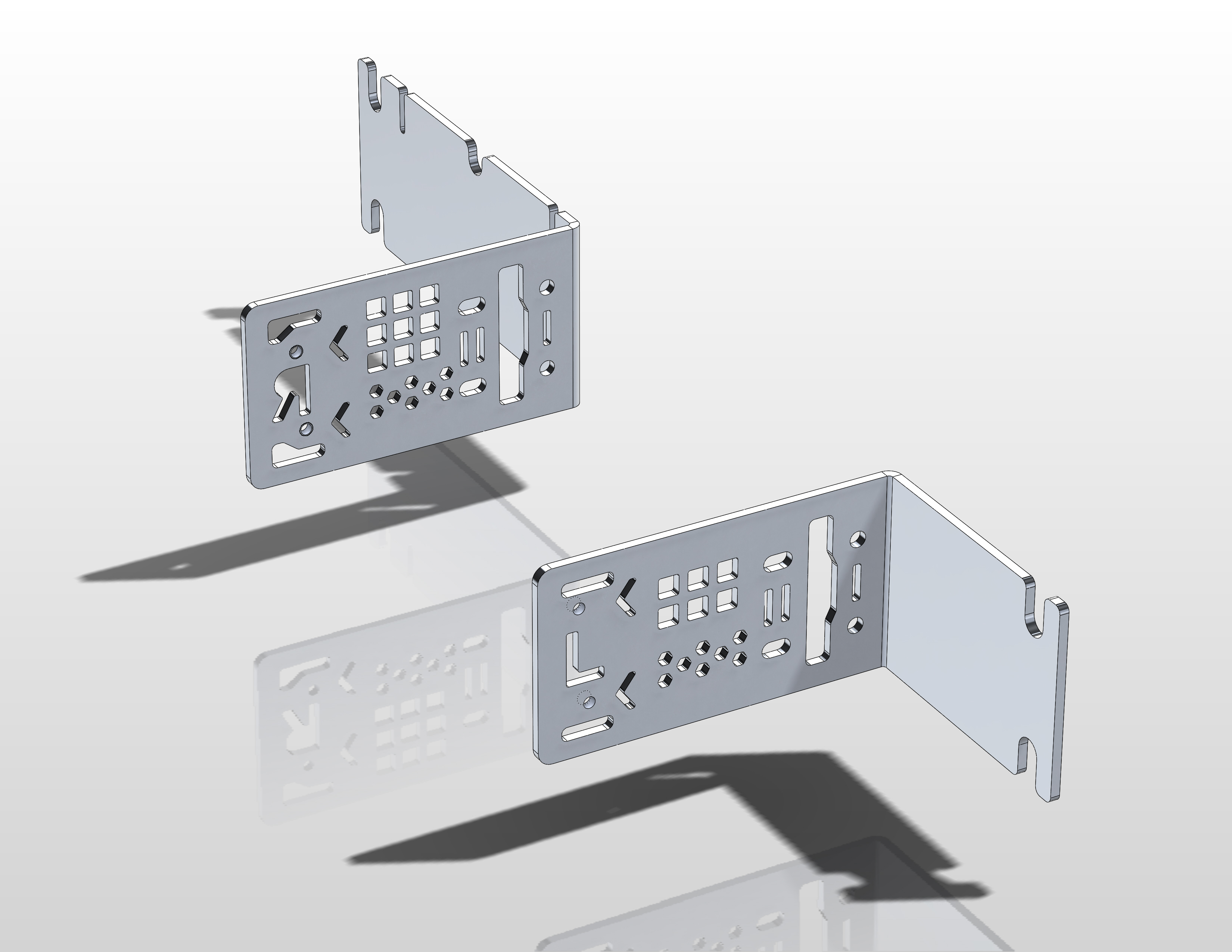 Redesigned Rack Mount for Cisco 800 series